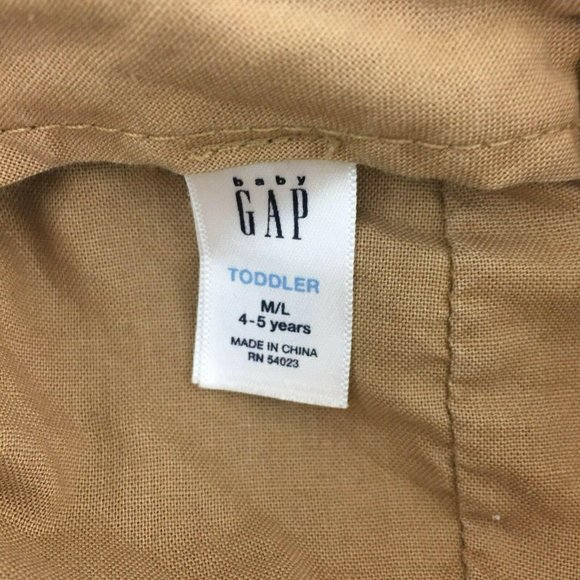 Baby Gap Toddler Retro Newsboy Cabbie Cap Hat M/L 4-5 Years Brown Corduroy 100% - Picture 11 of 12